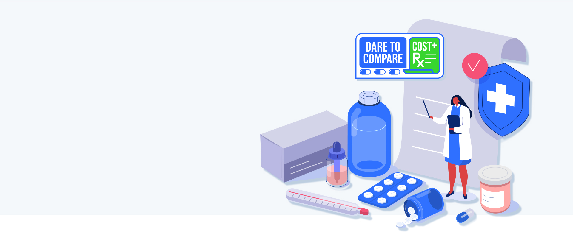 curtis pharmacy home page banner image of services