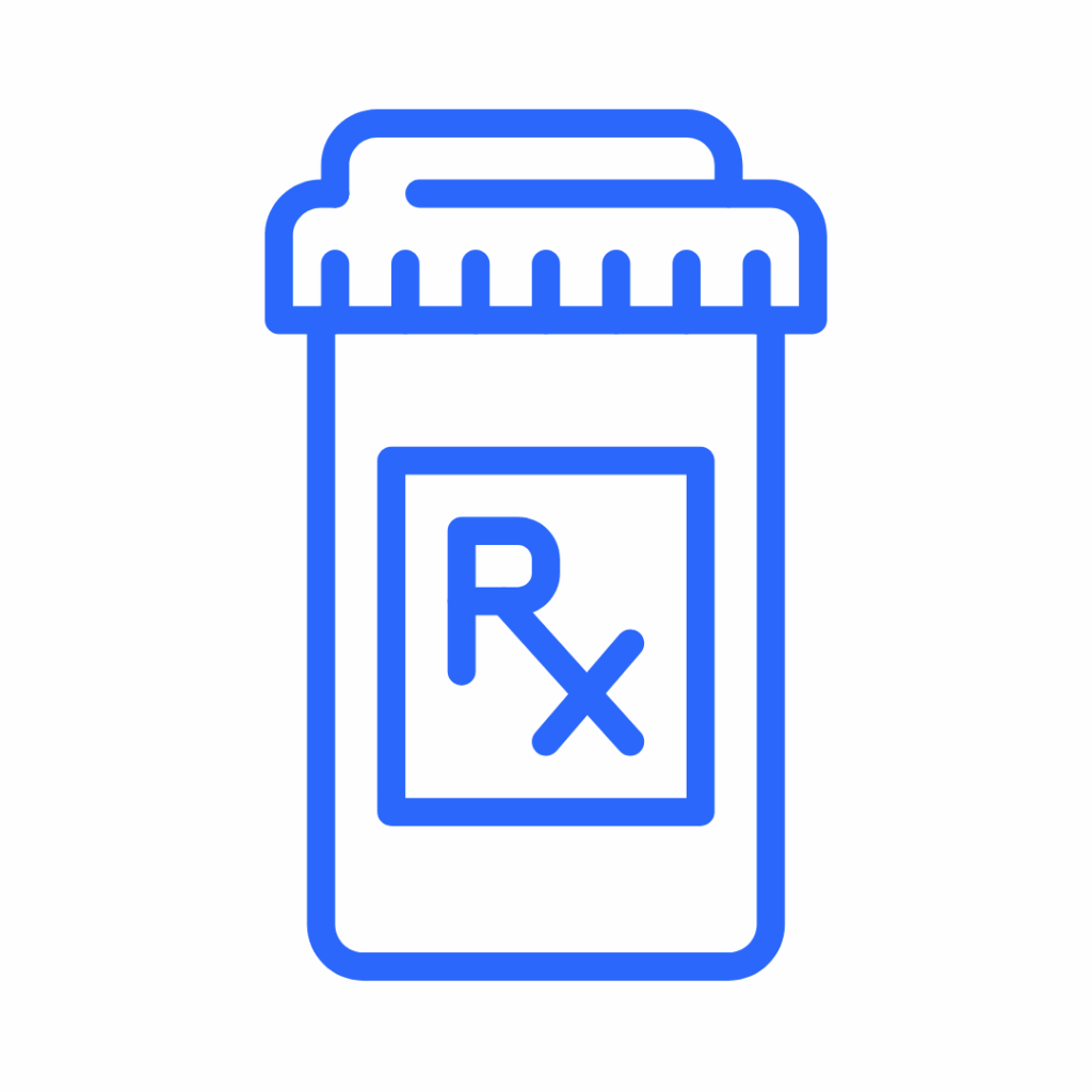 curtis pharmacy rx bottle icon